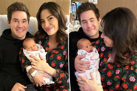 adam devine wife and baby.